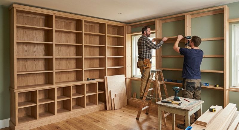 Bookcase Construction in Greensboro, NC
