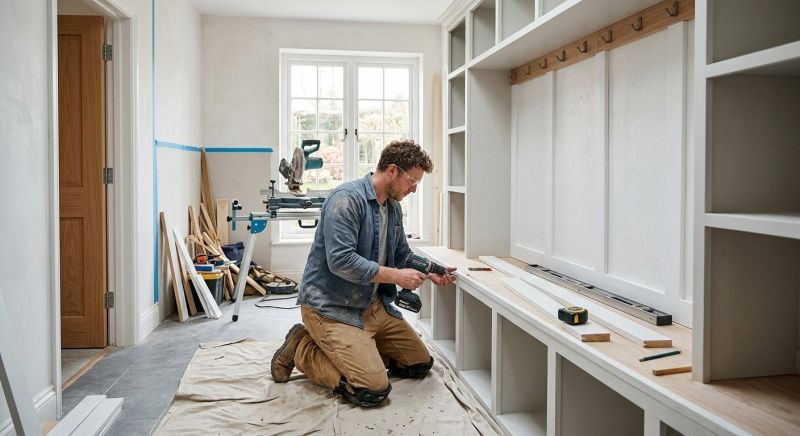 Built In Storage Installation in Woodbridge, VA