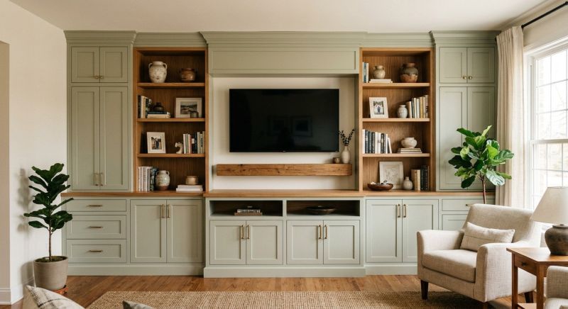 Built In Tv Cabinetry in Winston Salem, NC