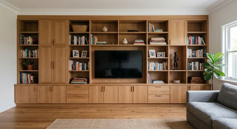 Built In Tv Cabinetry in Fairfax, VA
