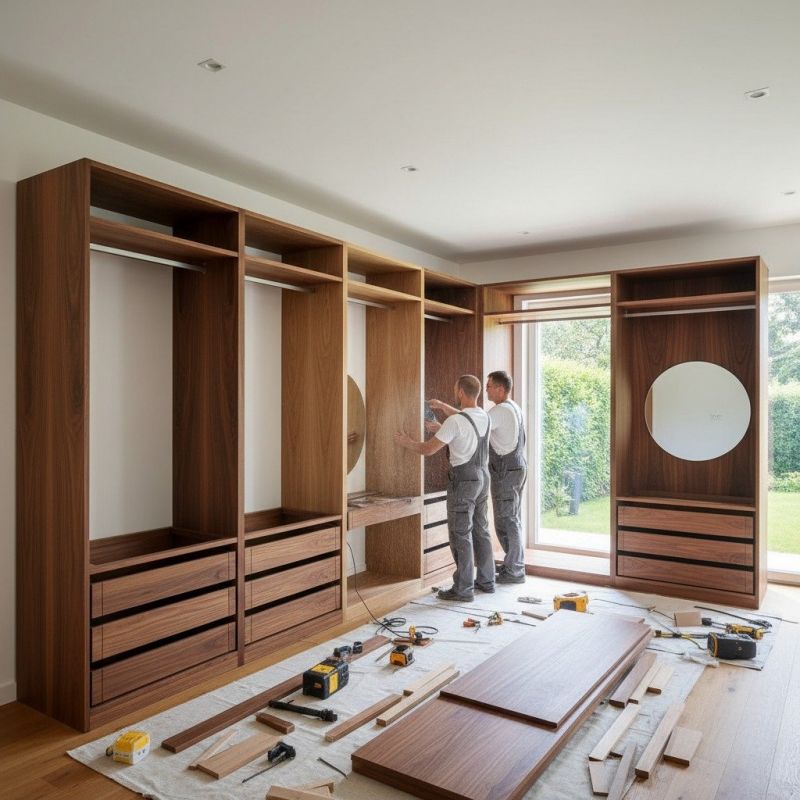 Custom Bookshelves Installation in Greensboro, NC