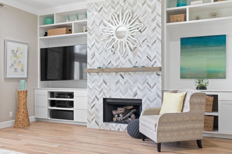 Fireplace Cabinet Installation in Woodbridge, VA